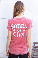 330 Sonny & Cher 1966 Burnout Tee / RECYCLED KARMA BRANDS