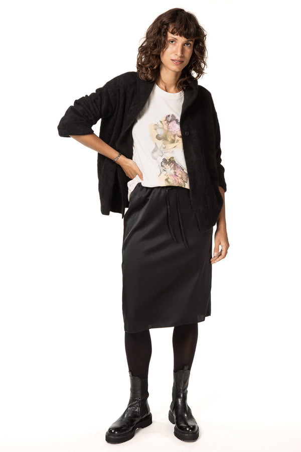Bias Drawstring Skirt / 6397