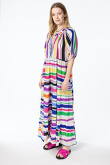 Printed Silk Dress Mona / MII