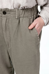 Recycled Yarn Denim Cropped Pants / PAS DE CALAIS