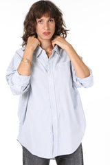 Drop Neck Oxford Shirt / R13