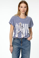 630 David Bowie  Live Burn Out Tee  / RECYCLED KARMA BRANDS