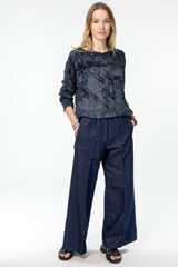 Denim Elasticated Pants / FORTE FORTE