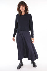 Stretch Silk Satin Skirt / FORTE FORTE