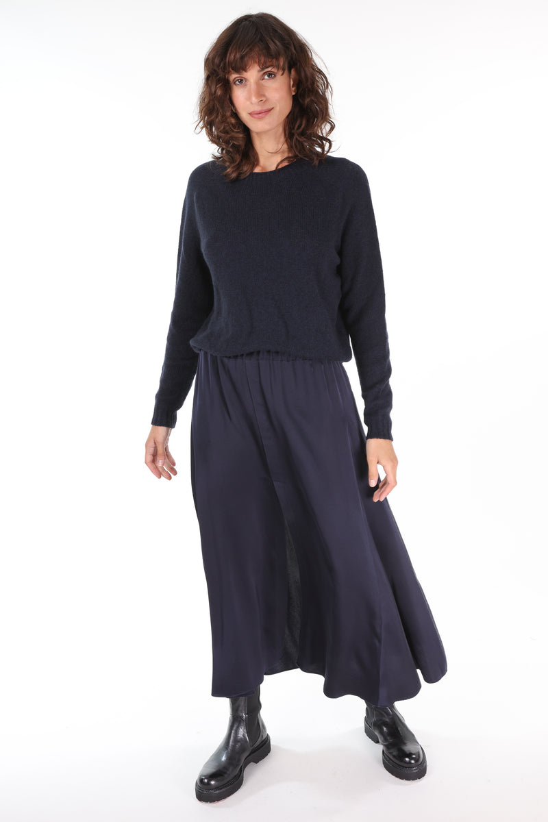 Stretch Silk Satin Skirt / FORTE FORTE