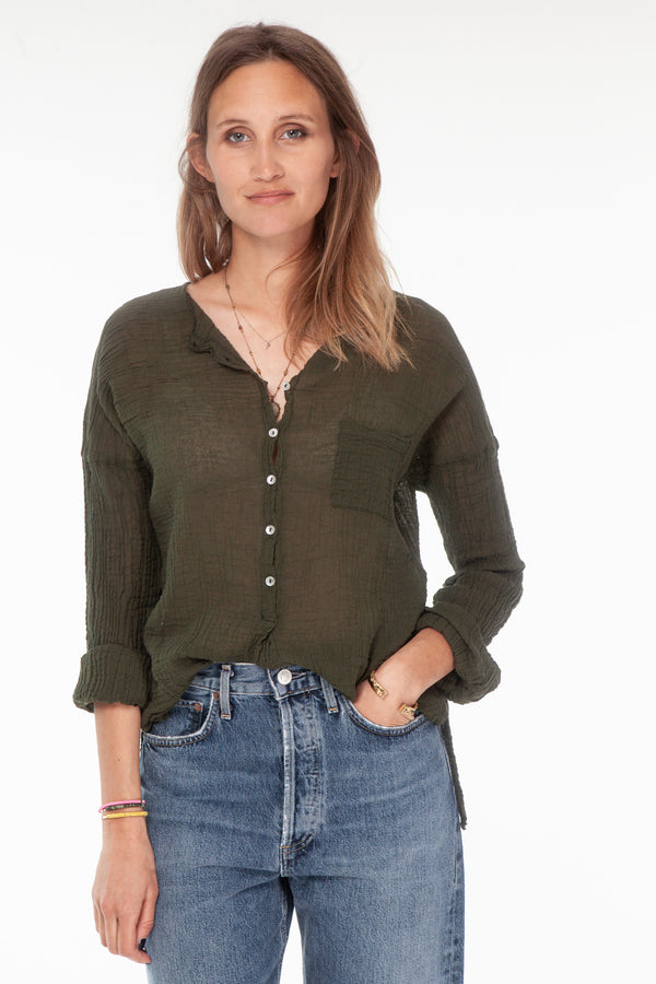 Blouse Anastasia Gaze De Coton / Ateliers Français de Confection