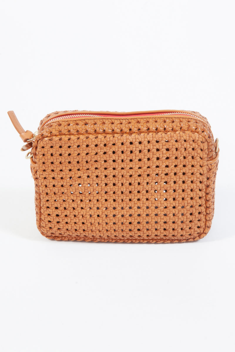 Midi Sac Rattan Tan / CLARE V