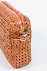 Midi Sac Rattan Tan / CLARE V