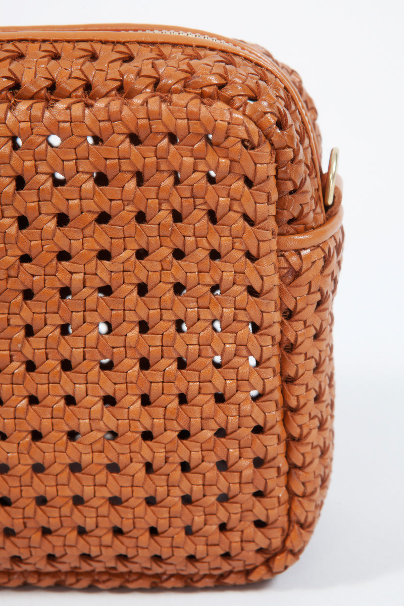 Midi Sac Rattan Tan / CLARE V