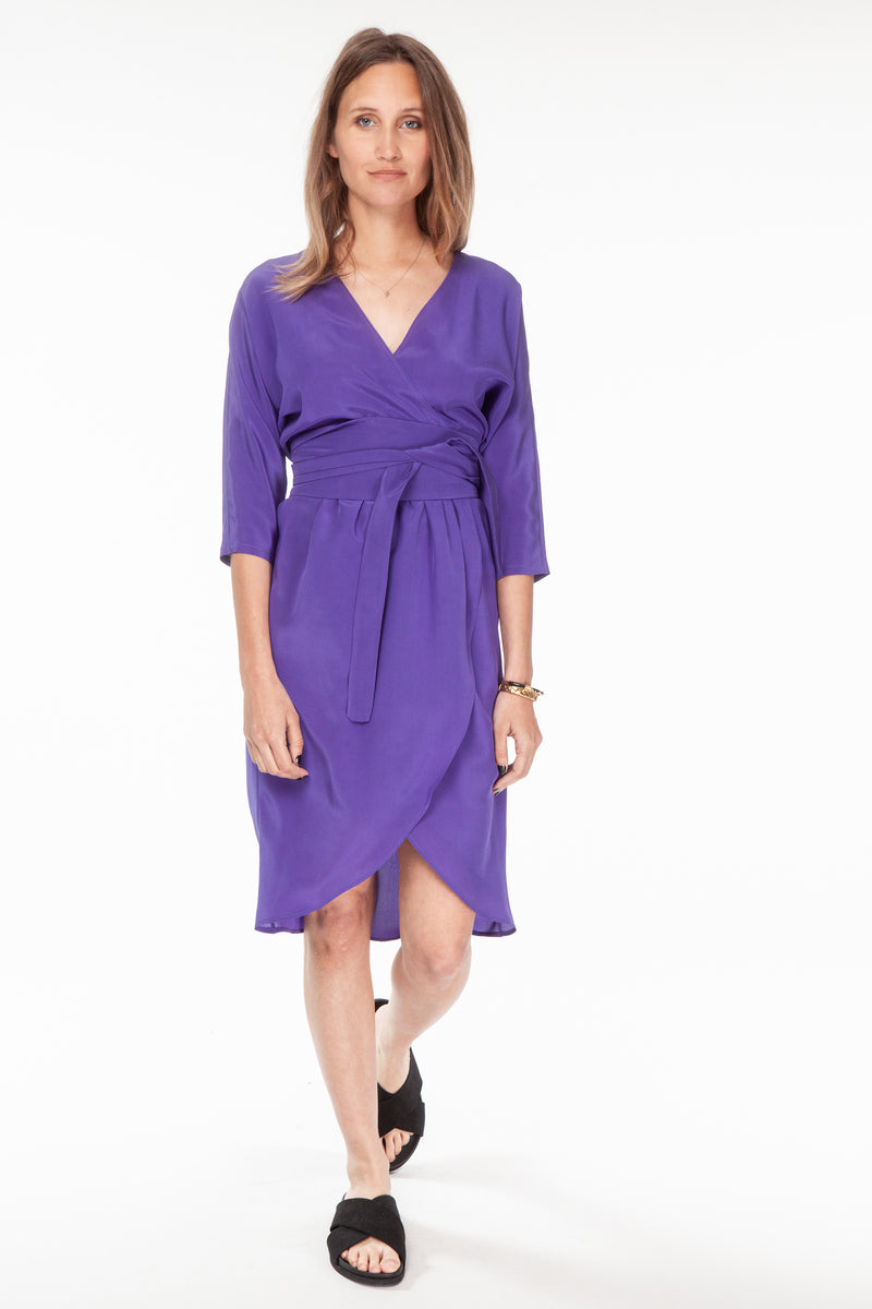 Jacotte Robe Soie / LES PRAIRIES DE PARIS
