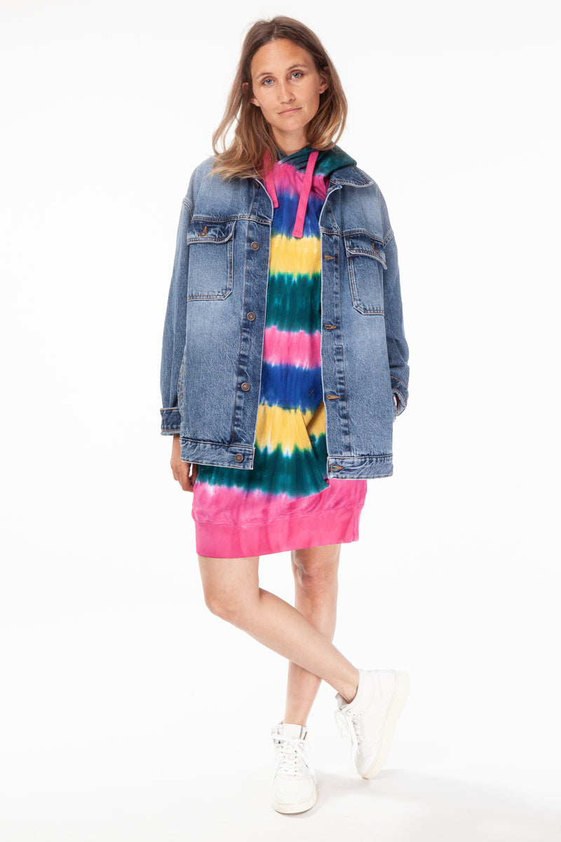 Robe Hoodie Long Key / Love and let Dye