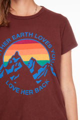 Tee-shirt Earth Loves / MOTHER