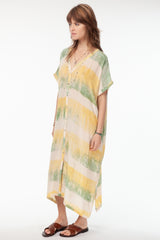 Palma Multi Lines Robe / NOUS