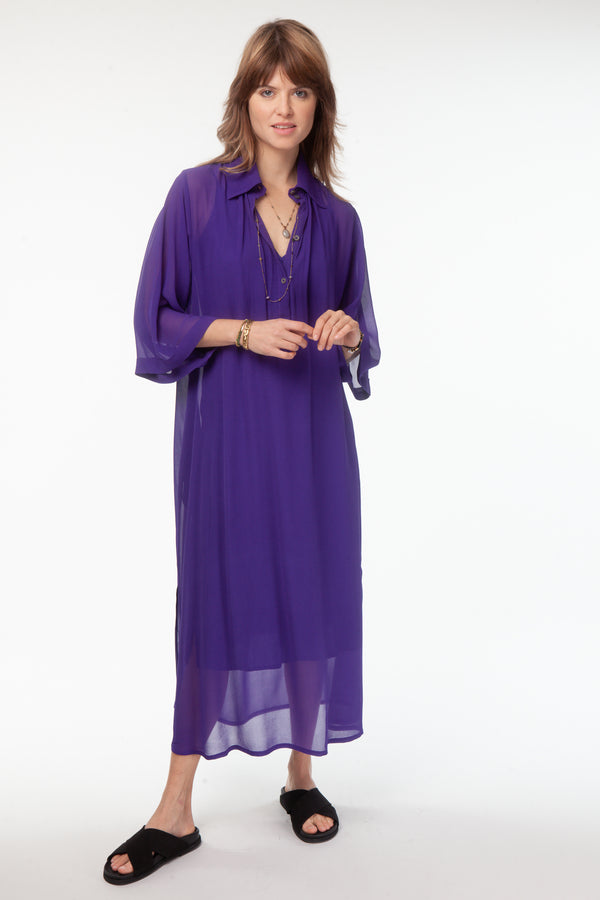 3/4 SLEEVES LONG DRESS / VALENTINE GAUTHIER