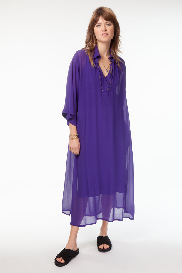 3/4 SLEEVES LONG DRESS / VALENTINE GAUTHIER