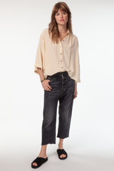 3/4 SLEEVES SHIRT WITH PLEATS / VALENTINE GAUTHIER